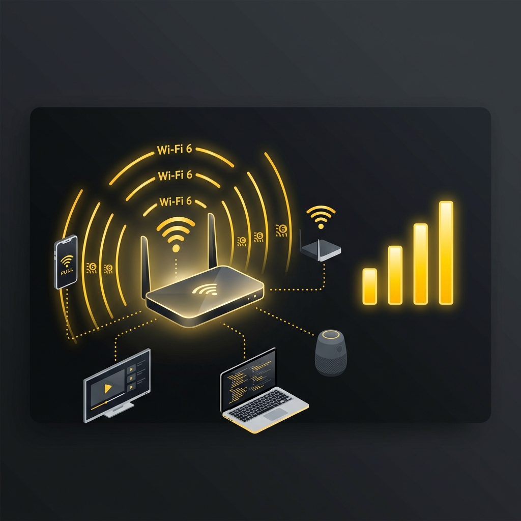 Roteador Wi-Fi 6 de alta performance